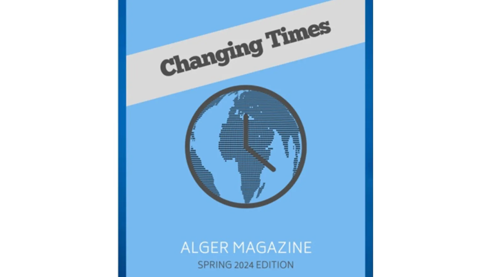 Alger Magazine Spring 2024 Cover