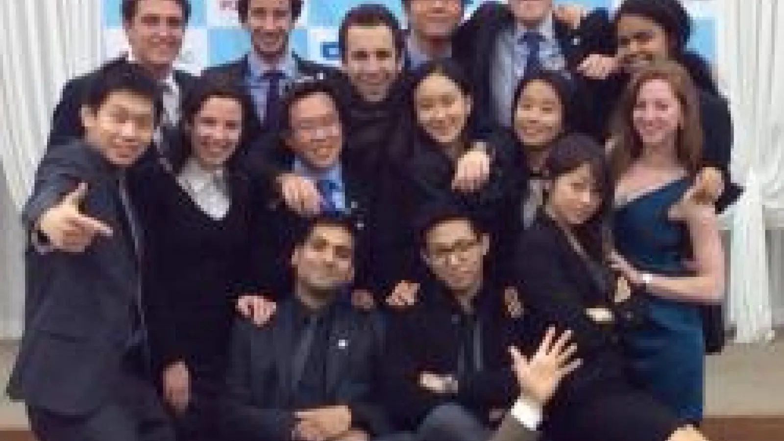 Erik Leiden,  in group of fifteen trainers at the World Federation of United Nations Association (WFUNA) Youth Forum.