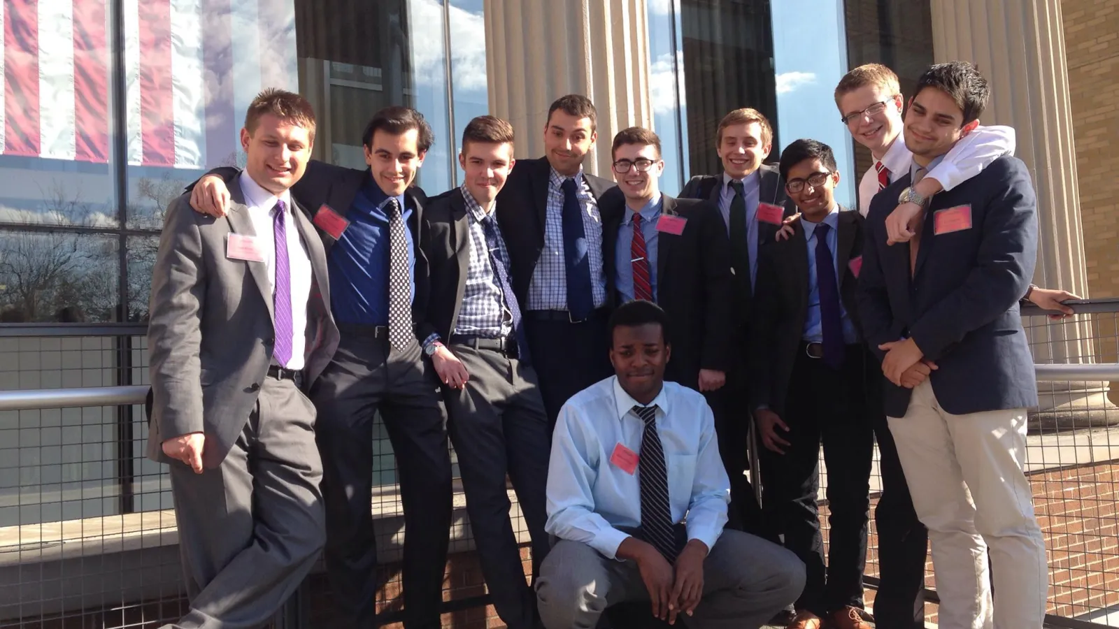 Members of the Collegiate Council on World Affairs (CCWA) 